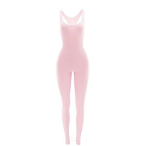 Pink Sleeveless Bodysuit